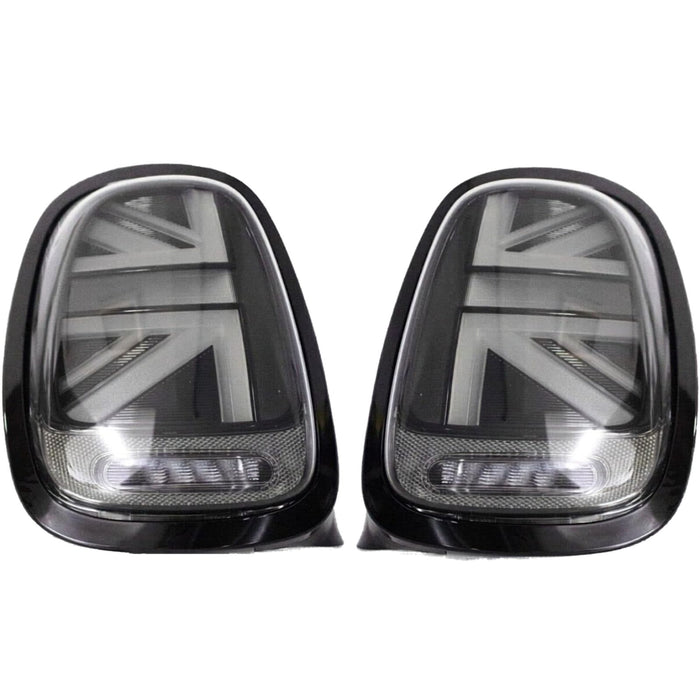 LED Tail Lights Union Jack (Smoke Lens) for Mini Cooper F55 / F56 / F57 Gen.3 (2014–2020)