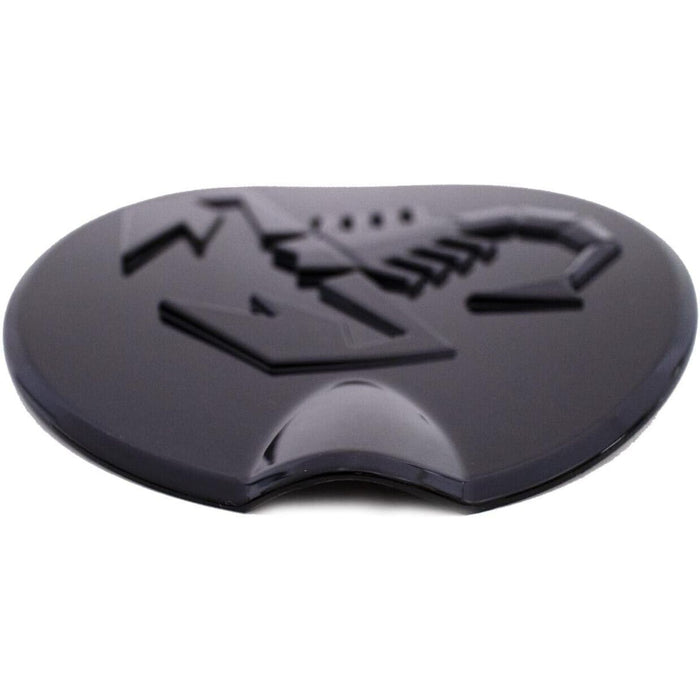 Gloss Black Fuel Gas Cap Cover for Fiat 500 595 Abarth 2007–2021