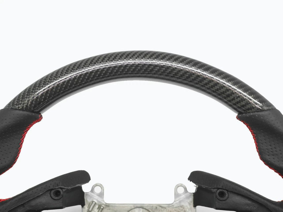 Carbon Fiber Steering Wheel Perforated Leather – Honda Civic Type R FK8 (2016–2021)