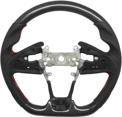 Carbon Fiber Steering Wheel Perforated Leather – Honda Civic Type R FK8 (2016–2021)