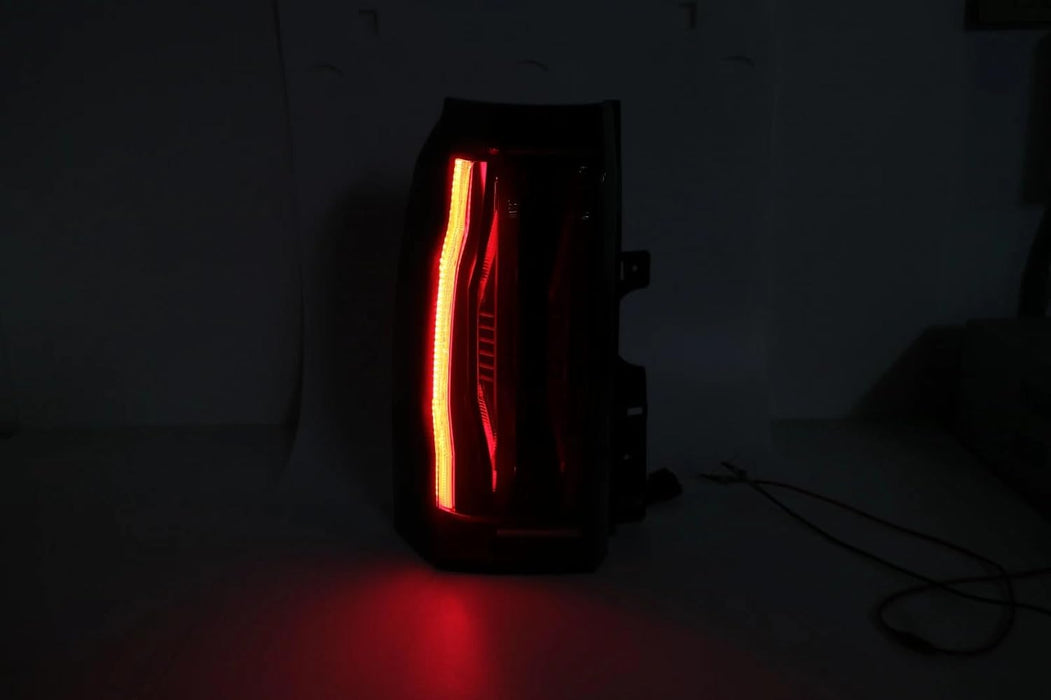 Smoked LED Tail Lights – 2015-2020 GMC Yukon | Red Signal Bar R+L