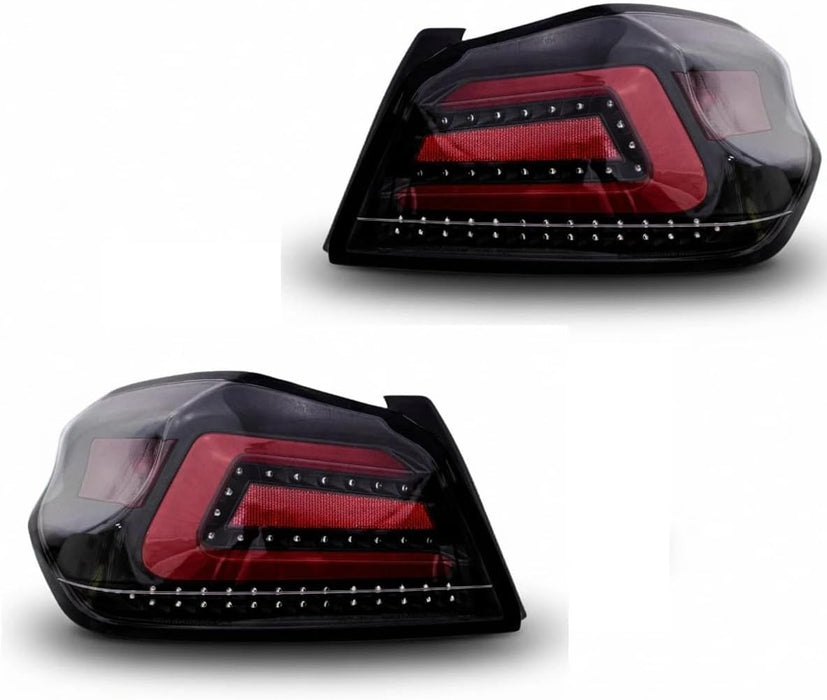 Sequential LED Tail Lights – 2015-2021 Subaru WRX STI VA | Red Bar R+L