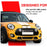 Front Splitters Pair Compatible with 2014-2020 Mini Cooper F56/F57 JCW Pro - Front Bumper Trim Replacement