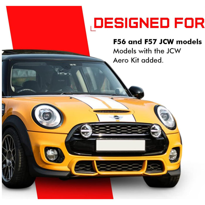 Front Splitters Pair Compatible with 2014-2020 Mini Cooper F56/F57 JCW Pro - Front Bumper Trim Replacement