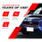 Red Pinstripe Front Grille Decal Compatible With Subaru WRX STI (2015–2019)