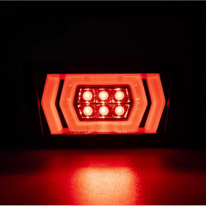 F1 Style LED Rear Fog / 4th Brake Light – Neon Yellow (2022–2025 Subaru WRX VB)