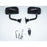Carbon Look F1 Style Race Mirrors (Universal Fit, Pair RH+LH)
