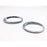 Chrome Front Fog Light Cover Trim – Silver for Mercedes-Benz SLK R171 (2004–2008 Pre-Facelift)