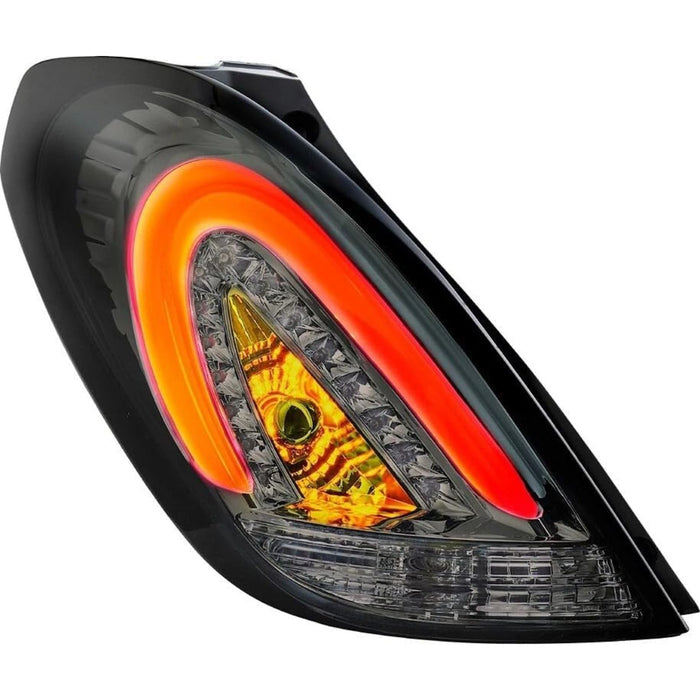 LED Tail Lights (Clear Lens / Black Housing) – For Hyundai i20 (2008–2014)