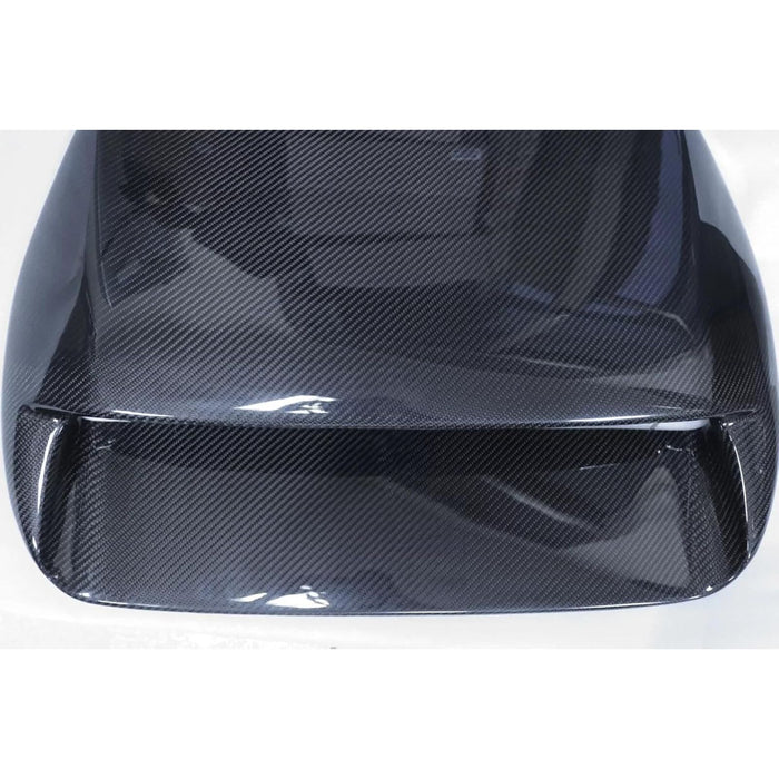 Carbon Fiber Enlarged Hood Scoop with Mesh Grille – For Subaru WRX / STI VA (2015–2021)