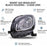 Assembly Headlight Lamp Clear Lens / Black Base – For Smart Fortwo 453 Mk3 (2014–2019)