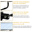 F1 Style Black Gloss Side View Mirrors Universal Fit (2-Piece Set)