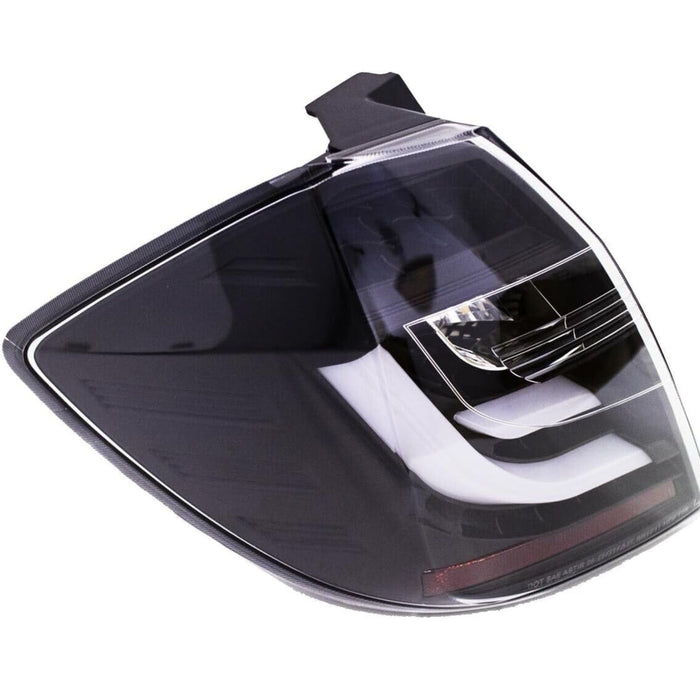 LED Tail Light Lamp Clear Lens Black Housing for Honda Fit Jazz 2009–2013
