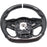Carbon Fiber & Perforated Leather Steering Wheel – White Stitching for Toyota Supra (2020–2026)