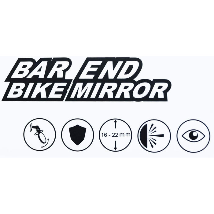 Fully Adjustable Magic Bike Electric Bicycle Rear View Handlebar Mirror – Left Side