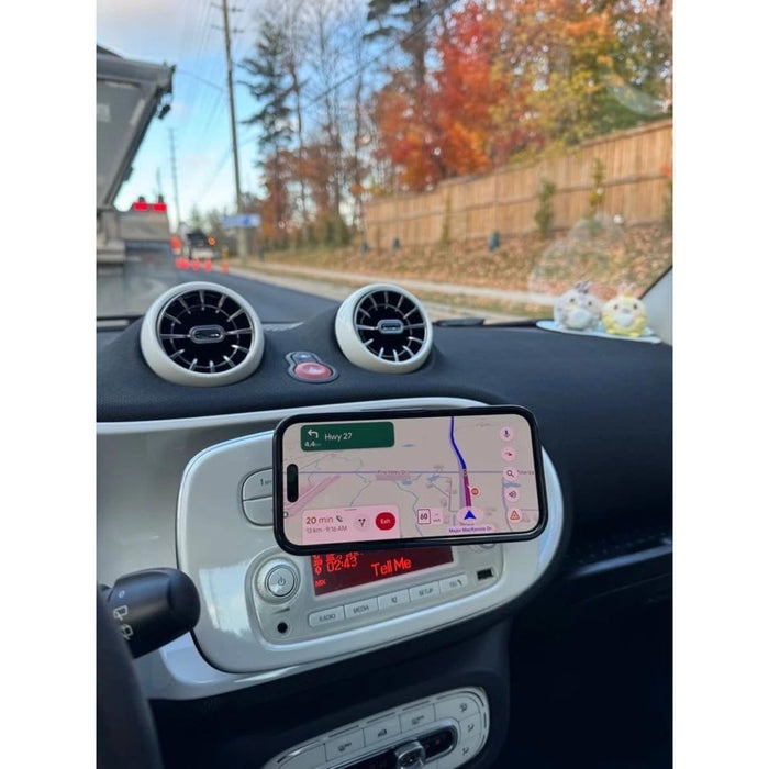 MagSafe Magnetic Phone Holder – Center Dashboard Mount for Smart Fortwo & Forfour 453 (2015–2021)