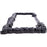 3D Chrome Skull License Plate Frame (Black, USA Size)