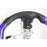 Purple Carbon D-Shape Leather Steering Wheel for 2015–2021 Subaru WRX STI VA