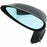 Replacement Sport Door Mirrors (Black / Blue Lens) – For Honda Fit Gen3 (2015–Up)