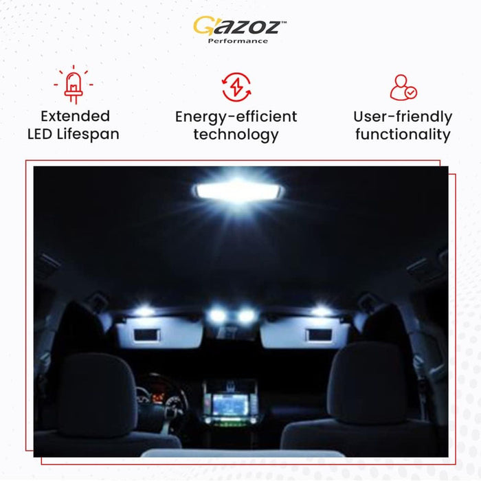 Super Bright Xenon White LED Interior Light Kit (7-Piece) for Toyota GR86 / Subaru BRZ 2022–2023