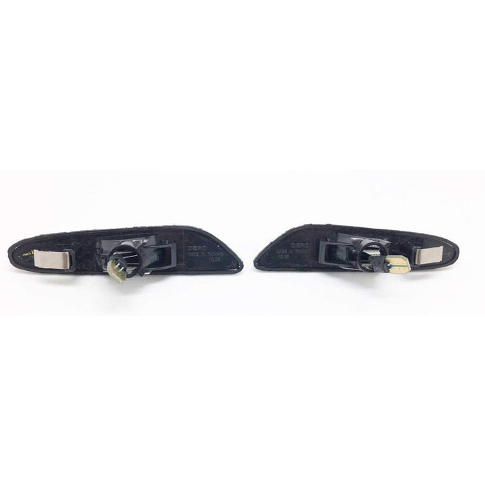 LED Side Marker Lights Compatible With BMW E82 / E87 / E90 / E91 / E92 / E93 - Crystal Smoke Lens