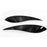 Gloss Black Angry Eye Headlight Eyebrow Covers – For MINI Cooper Countryman F60 (2016–2023)