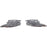 Grim Skull Zinc Alloy Car Emblem Pair – 3D Metal Badge Left & Right Set, Gothic Biker Style