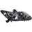 Projector Headlights Assembly with LED Daytime Running Light Bar Compatible with 2012-2015 Honda Civic Sedan
