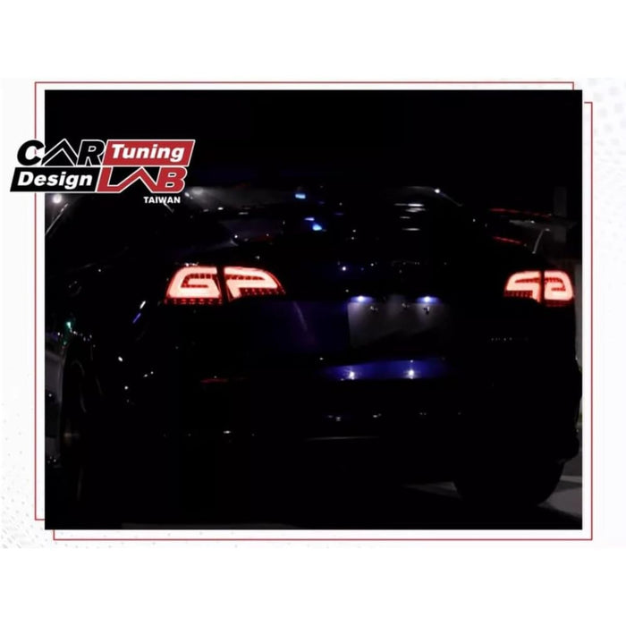 CarLab LED Tail Lights with Sequential Turn Signals – Tesla Model 3 & Model Y (2017–2023)