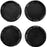 Yellow Alloy Wheel Center Caps (49mm) – For Scion FR-S / Toyota GT86 / GR86 (18" Wheels Only)