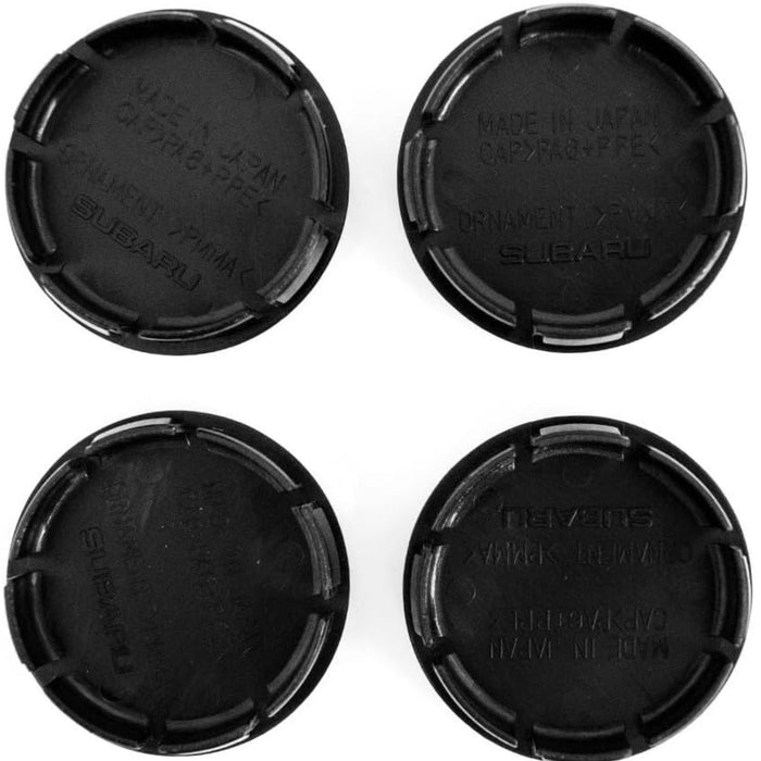 Yellow Alloy Wheel Center Caps (49mm) – For Scion FR-S / Toyota GT86 / GR86 (18" Wheels Only)