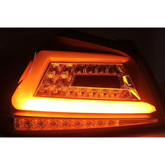C Shape JDM LED Tail Lights with Sequential Indicator for Subaru WRX STI VA 2015–2021
