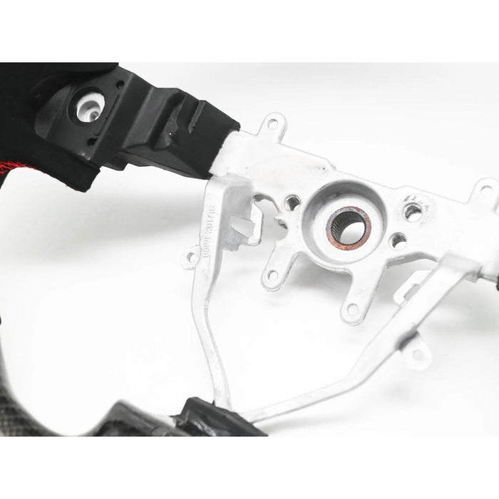 Steering Wheel – Carbon Alcantara Red Stripe For Subaru WRX/STI GR (2008–2014)