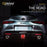 F1 Style 4th Brake/Fog Light Multifunction Bumper Kit for Toyota Supra 2020+ (White Bar)