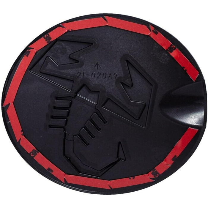Gloss Black Fuel Gas Cap Cover for Fiat 500 595 Abarth 2007–2021