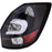 LED Tail Lights Black Base White Bar for Skoda Fabia II Mk2 2007–2014