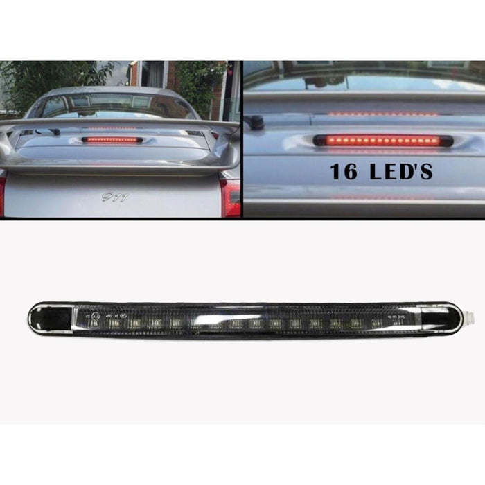 LED 3rd Brake Light Clear Lens for Porsche 911 (996) 1998–2004 (Spoiler Models)