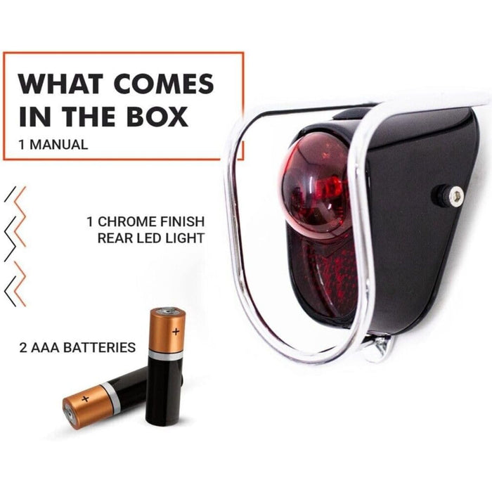 Vintage Style LED Rear Tail Light (LM-002) - Bicycle Accessories