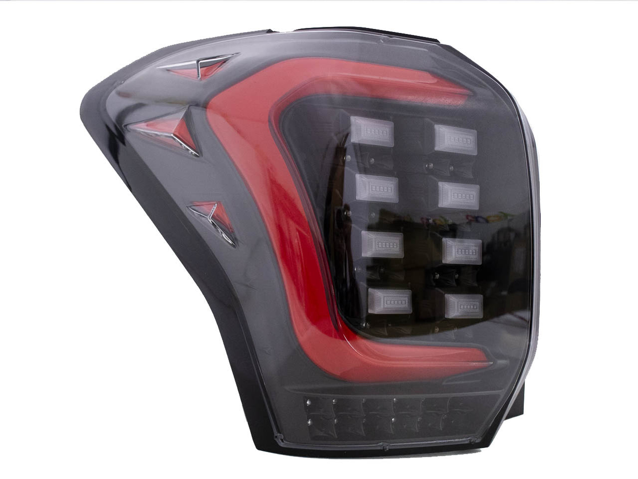 Red Bar Black Sequential Signal LED Tail Lights For 2014-2018 Subaru F ...