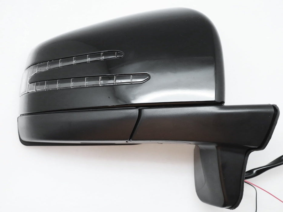 LED Arrow Side Mirror Assembly Blind Spot & Folding – Black for Mercedes G-Class W463 (1992–2017, Pair)