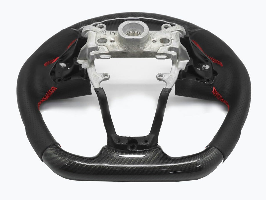 Carbon Fiber Steering Wheel Perforated Leather – Honda Civic Type R FK8 (2016–2021)
