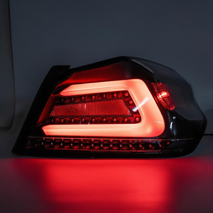 Sequential LED Tail Lights – 2015-2021 Subaru WRX STI VA | Red Bar R+L