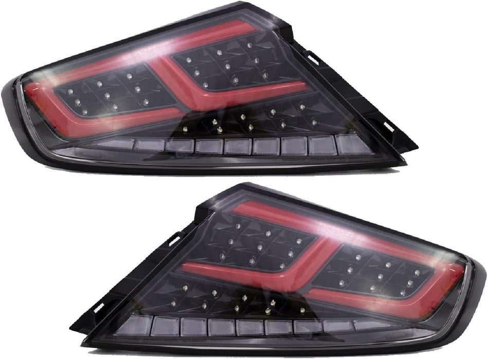 Sequential LED Tail Lights – 2022-2026 Subaru WRX VB | Red Bar Clear Lens