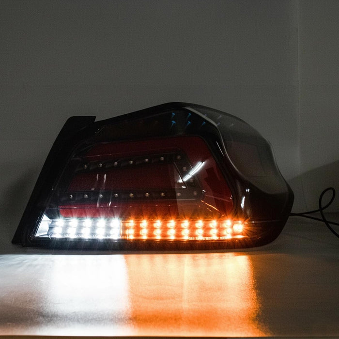 Sequential LED Tail Lights – 2015-2021 Subaru WRX STI VA | Red Bar R+L