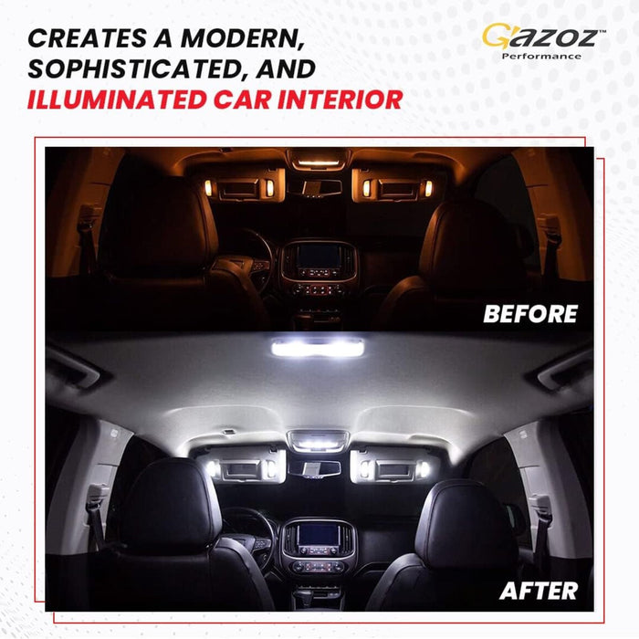 Super Bright Xenon White LED Interior Light Kit (7-Piece) for Toyota GR86 / Subaru BRZ 2022–2023