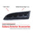 Front Bumper Side Vent Covers RH+LH Compatible With Subaru Impreza WRX STI (2006–2007 GDF)