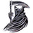 Grim Skull Zinc Alloy Car Emblem Pair – 3D Metal Badge Left & Right Set, Gothic Biker Style