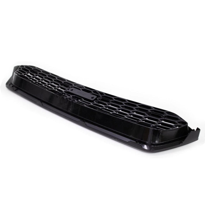 Euro Style Front Grille with Emblem Bracket – Gloss Black for Subaru WRX & STI (2018–2021, VA)