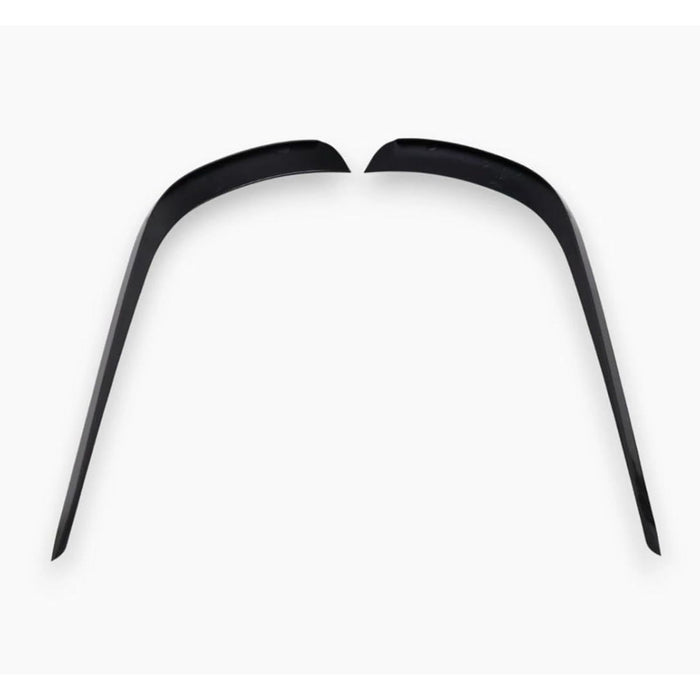 Front Bumper Canards Blades Gloss Black for Mercedes-Benz E-Class W212 (2014–2017)