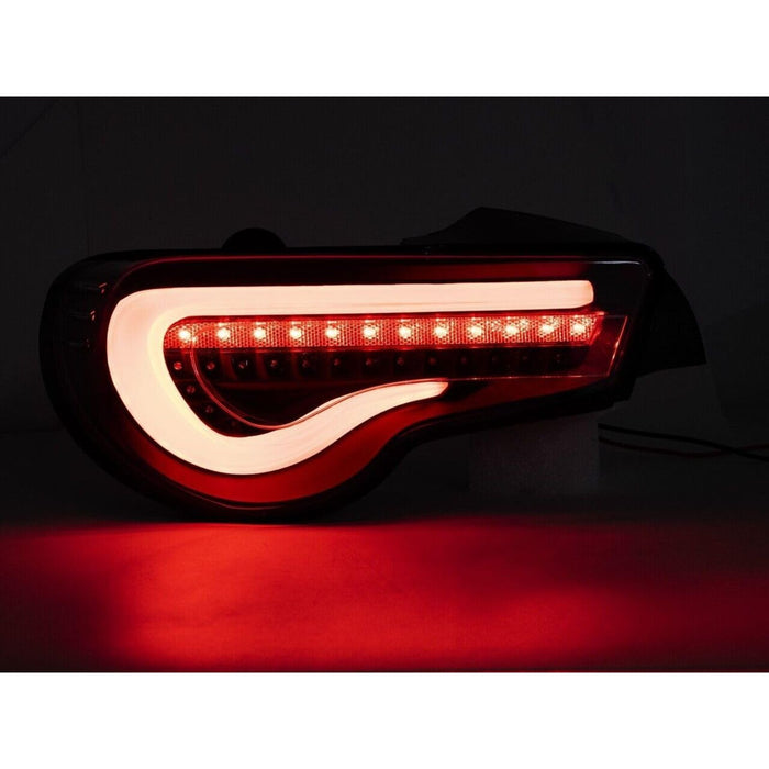 LED Tail Lights with Sequential Turn Signals Black Smoked for Scion FR-S / GT86 / BRZ 2013–2021